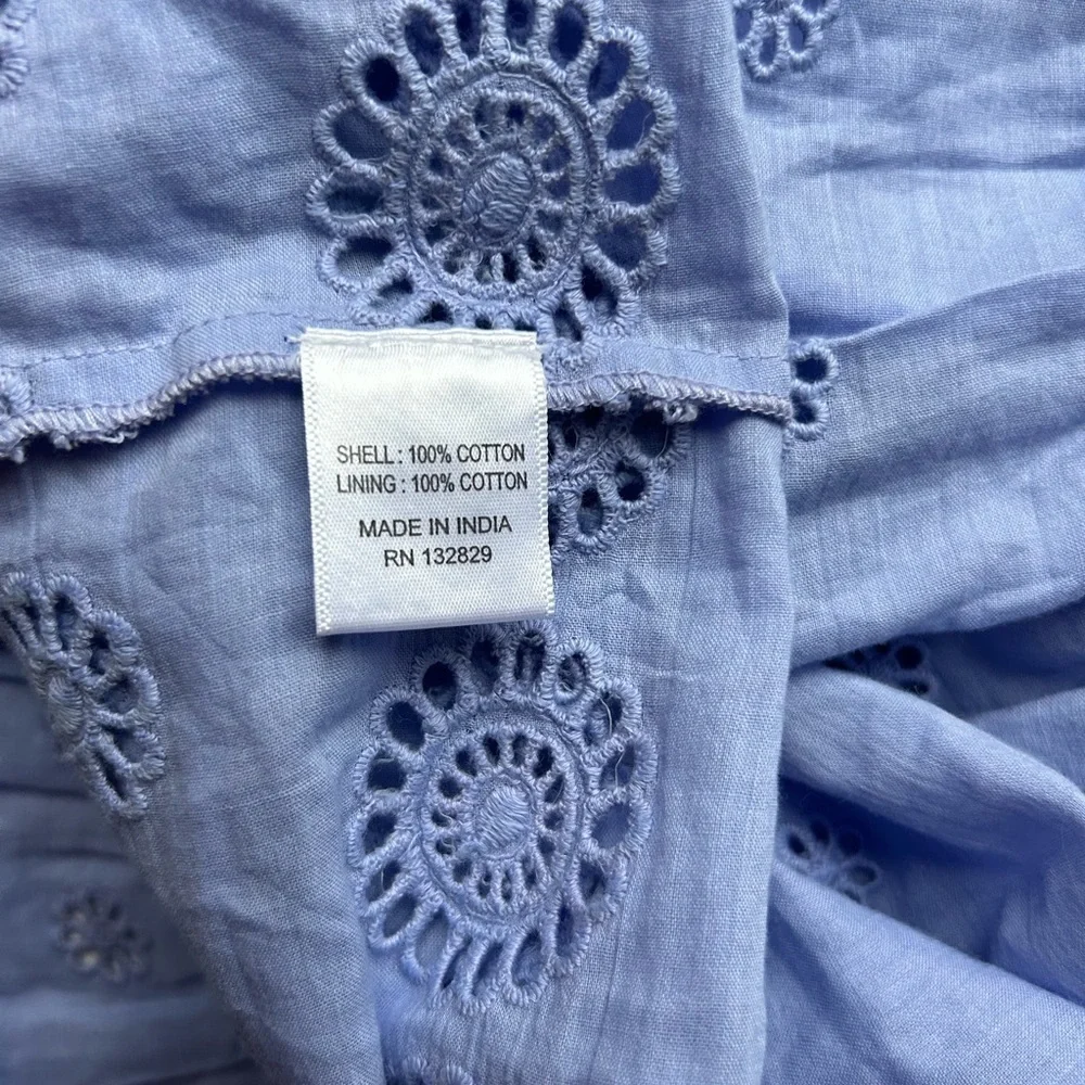 Majorelle  Isla Midi Dress in Periwinkle Blue size medium - Picture 3 of 8